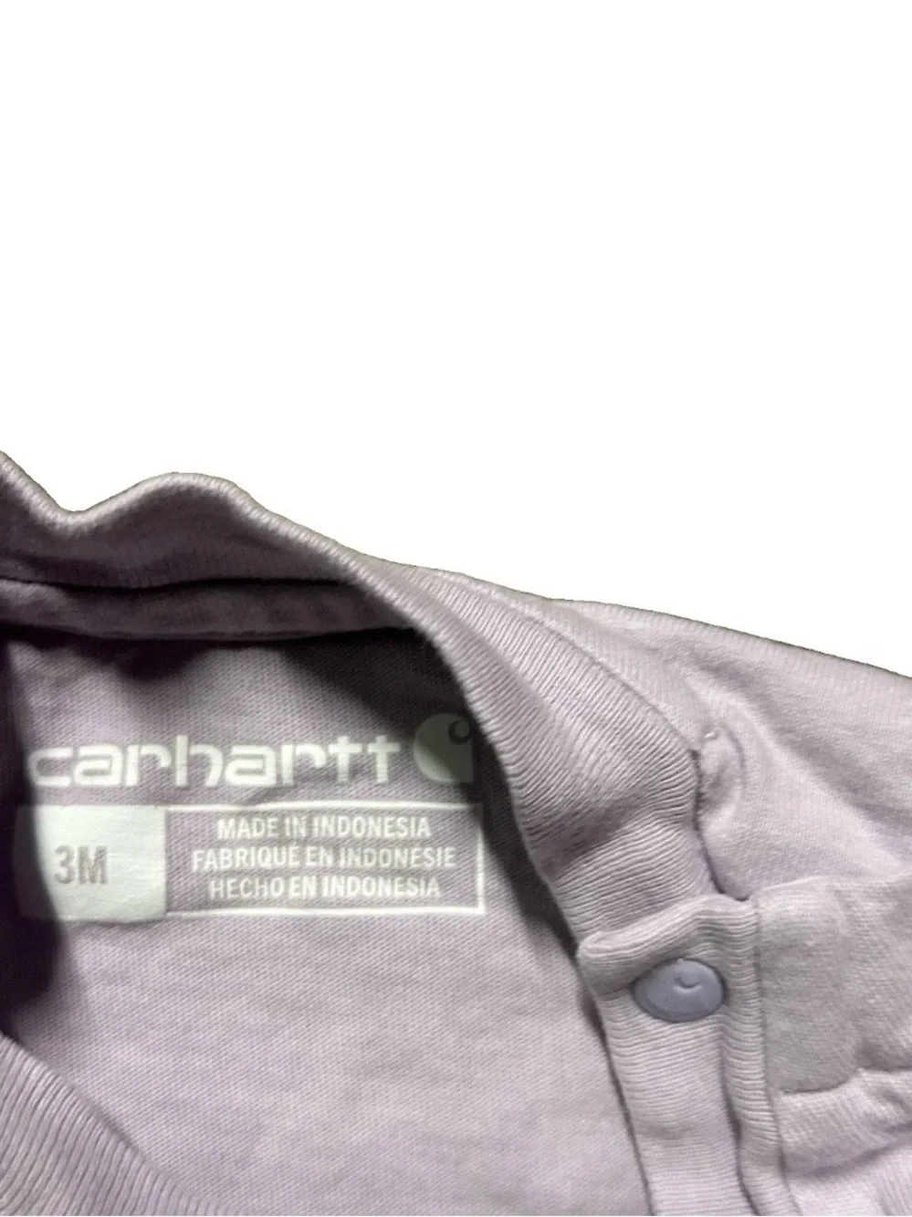 Baby Girl Short Sleeve Bodysuits Size 0-3 Months Carhartt